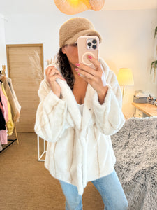 Manteau doudou avec capuche