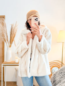 Manteau doudou avec capuche