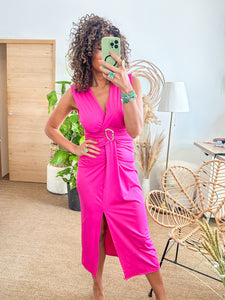 Robe chic fushia