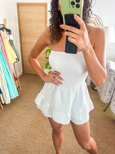 Robe Short Bohème courte Blanche