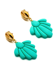 Boucles d'Oreilles Calypso Turquoise