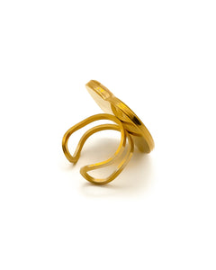 Bague Coeur Crème