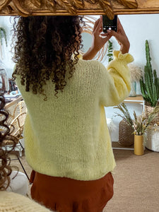 Gilet Oversize Laine et Mohair
