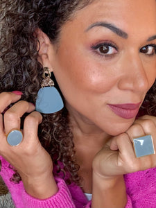 Bague Morgane Carré Grise
