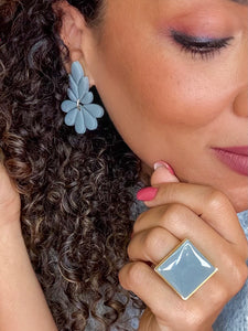 Bague Morgane Carré Grise