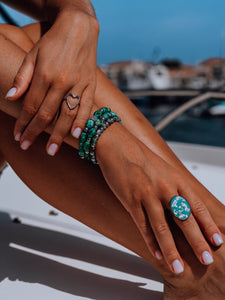 Bague Coeur Martelée
