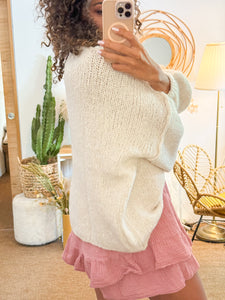 Pull Doudou oversize Mohair et Laine