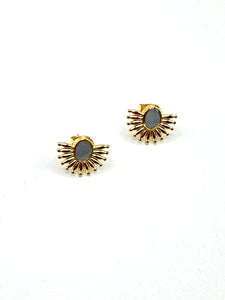 Boucles d'Oreilles Oria Grise