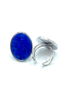 Bague Morgane de Noël Bleue