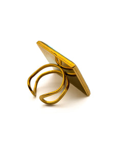 Bague Morgane Carré Turquoise