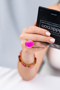 Bague Morgane Fushia