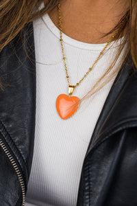 Collier Valentin Orange