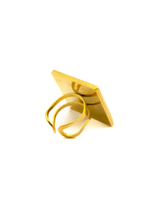 Bague Morgane Carré Orange