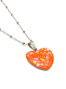 Collier Valentin Orange