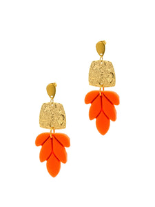 Boucles d'Oreilles Tuc Orange