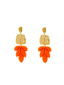Boucles d'Oreilles Tuc Orange