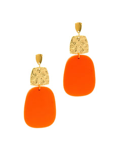 Boucles d'Oreilles Terra Orange