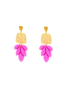 Boucles d'Oreilles Tuc  Fushia