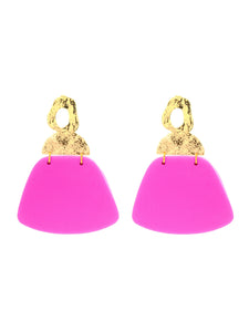 Boucles d'Oreilles Pénélope Fushia