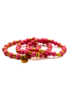 Bracelet Trio Fushia