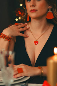 Bague Morgane de Noël Carré Rouge