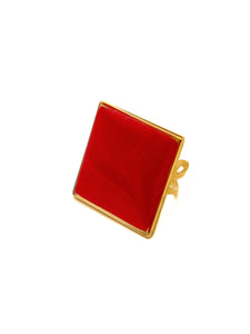 Bague Morgane de Noël Carré Rouge