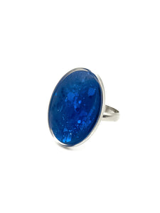 Bague Morgane de Noël Bleue