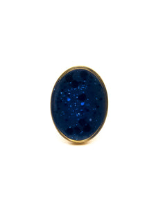 Bague Morgane de Noël Bleue