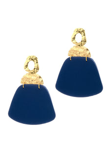 Boucles d'Oreilles Pénélope Bleues