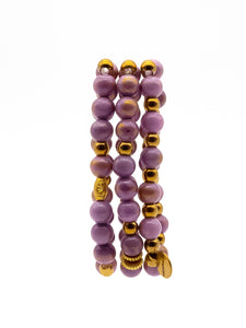 Bracelet Trio Violet