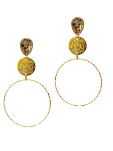 Boucles d'Oreilles Zaphira Crème