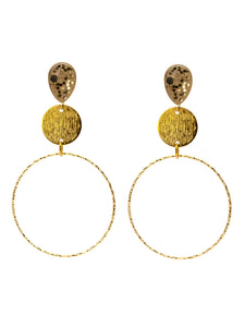 Boucles d'Oreilles Zaphira Crème