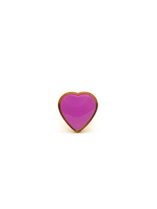 Bague Coeur Rose