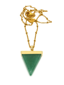 Sautoir Triangle Aventurine