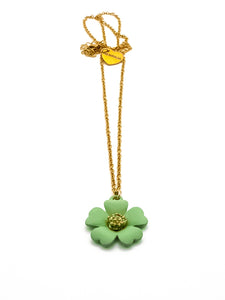 Collier Fleur Kaki