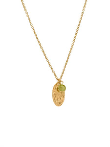 Collier Lueur d'Olive