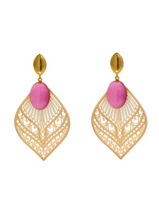 Boucles d'Oreilles Elégance Rose