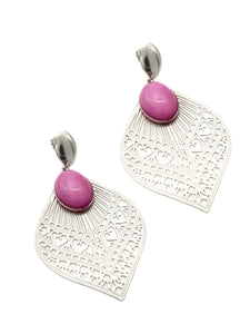 Boucles d'Oreilles Elégance Rose