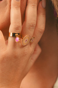 Bague Double Eva Rose