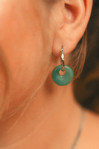 Boucles d'oreilles Aventurine