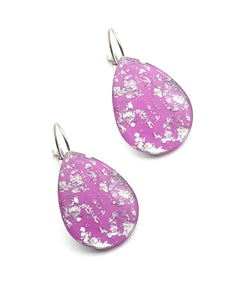 Boucles d'Oreilles Goutte Rose