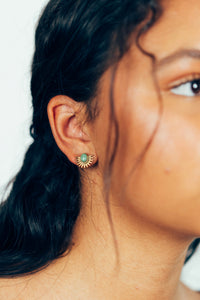 Boucles d'Oreilles Oria Kaki