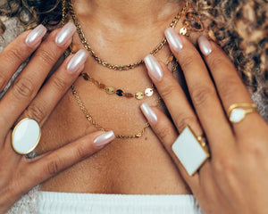 Bague Morgane Carré Blanche