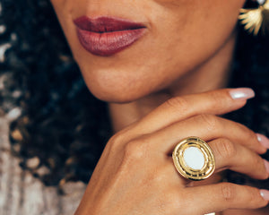 Bague Lina Blanche