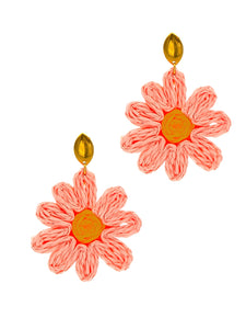 Boucles d'Oreilles Fleur Pastel