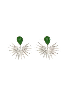 Boucles d'Oreilles Solaria Kaki