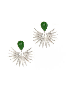 Boucles d'Oreilles Solaria Kaki