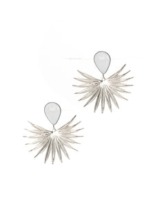 Boucles d'Oreilles Solaria Blanche