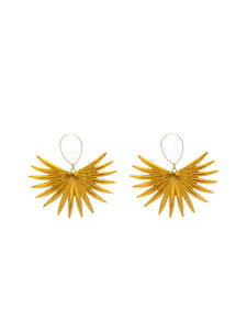 Boucles d'Oreilles Solaria Blanche