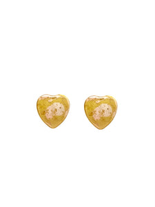 Boucles d'Oreilles Mini Coeur Pastel